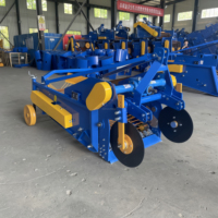 Tracteur agricole compact robuste en promotion pour la récolte de patates douces, carottes, oignons, ail - Machine de récolte de qualité