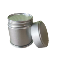Boîtes en fer blanc pour poudre de matcha et de café de 20g, 30g, 50g à 100g avec accessoires, sac personnalisé avec logo, fermeture facile, finition mate, emballage alimentaire