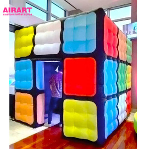 Publicité gonflable 2021 Portable <span class=keywords><strong>Rubiks</strong></span> <span class=keywords><strong>Cube</strong></span> Thème <span class=keywords><strong>Photo</strong></span> Booth Shell - Product Image 1