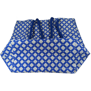 Sac fourre-tout en jute, sac de plage avec poignée en corde, impression sérigraphique intégrale et poche intérieure/extérieure, fabriqué en Inde - Product Image 2