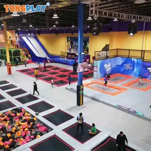 Relaxation entertainment factory customized direct sales mall trampoline equipment indoor trampoline playground