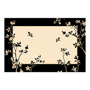 Alfombra de Baño de Tierra de Diatomeas de Estilo Chino, Rectangular, con Patrón Floral, Antideslizante, Absorbente y de Secado Rápido para la Entrada del Baño - Product Image 5