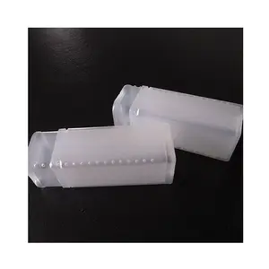 Transparent plastic square telescopic pack tube for CNC end mills carbide