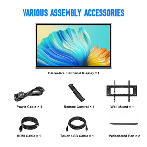 55 65 inch 4K đa cảm ứng thông minh phẳng Bảng điều chỉnh inbuilt PC TV giá lớp bảng hiển thị bảng trắng tương tác DDP ai - Product Image 6