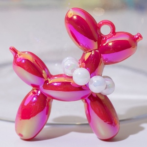 AB Color 4,5 cm resina perro encantos Holo láser DIY decoración llavero 3D Cristal Diamantes <span class=keywords><strong>de</strong></span> imitación coser técnica suelta diamantes <span class=keywords><strong>de</strong></span> imitación para llave - Product Image 4