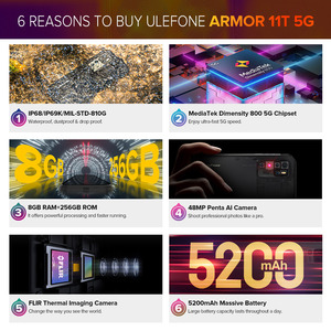 <span class=keywords><strong>Ulefone</strong></span> — Smartphone <span class=keywords><strong>Armor</strong></span> <span class=keywords><strong>11T</strong></span>, téléphone portable robuste, <span class=keywords><strong>5G</strong></span>, caméra transparente à imagerie thermique, flyir, Android 11, 8 go 256 go, étanchéité - Product Image 5