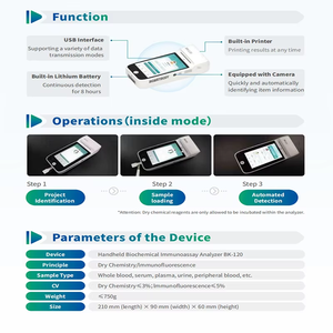 Handheld POCT Biochemical Immunoassay Analyzer BK-120 Outpatient Department <strong>Liver</strong> Function <strong>Kidney</strong> Function Thyroid Diabetes <strong>test</strong> - Product Image 3