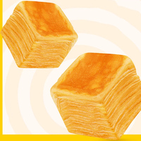 Vente en gros de pain de mie personnalisé, très demandé, doux et sucré, pain de mie en couches, pain de blé à mille couches, pain déchiré à la main