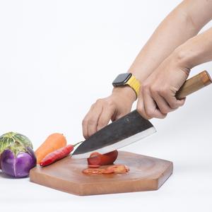 มีดเหล็กกล้าคาร์บอนตีขึ้นรูปด้วยมือ ด้ามไม้ ทำมือ สไตล์ญี่ปุ่น - Product Image 6