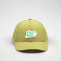 Casquette de baseball vintage personnalisée OEM à 7 panneaux avec trous d'aération découpés au laser et effet délavé pour hommes et femmes, idéale pour les activités décontractées et le golf