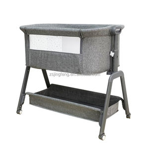 À côté <span class=keywords><strong>de</strong></span> <span class=keywords><strong>moi</strong></span> bébé lit facile pliant Portable berceau 3 en 1 bébé berceau 5 réglable bébé chevet dormeur Portable bébé berceau - Product Image 2