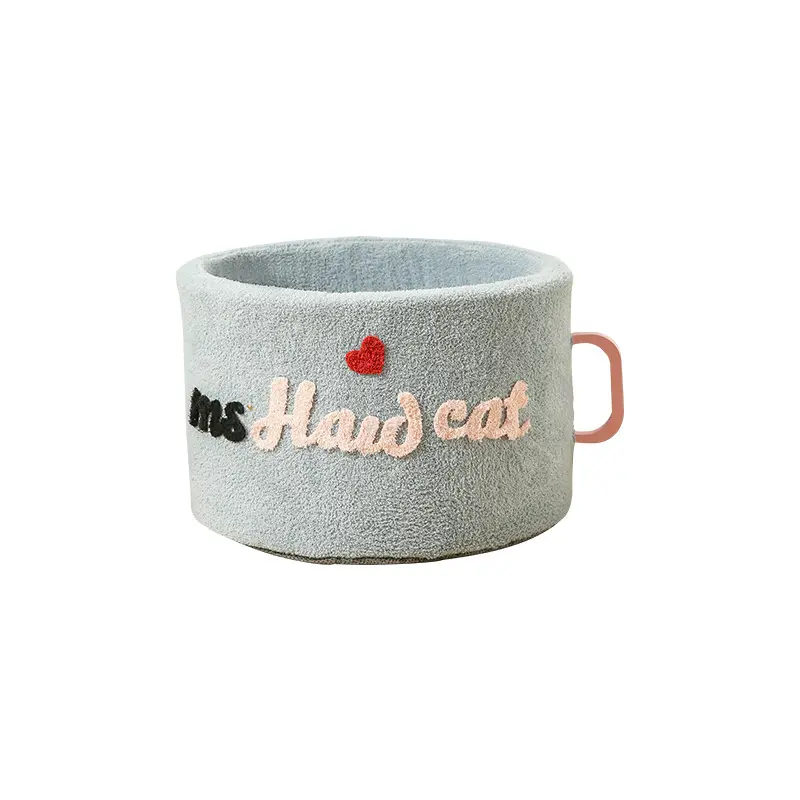 Prix de gros, forme de tasse à café, lit pour animaux de compagnie, chat, petit chien, quatre saisons, général, doux et mignon, nid pour animaux de compagnie