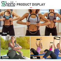 Anneau de Pilates Shinho Factory personnalisable avec certification EU PPWR REACH, cercle magique portable pour la gym, la maison, la physiothérapie et l'exercice