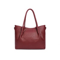 Tas Selempang Wanita Gaya Desainer Mewah Terbaru, Tas Tangan Retro Kapasitas Besar untuk Belanja dan Bepergian