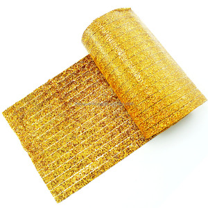5 Yards cristal strass ruban diamant <span class=keywords><strong>Bling</strong></span> ruban Wrap ruban étincelant résine Hotfix Costume accessoires pour bricolage Art artisanat - Product Image 1