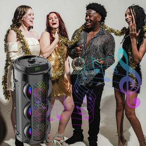 ZQS4303 Équipement de musique à lumière LED RVB extérieure personnalisée avec micro Équipement de musique Karoke Bt Système de cinéma maison Haut-parleur sans fil - Product Image 6