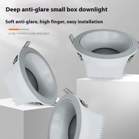 Spot encastré LED rond 75 mm à trou ouvert anti-éblouissement pour salon, chambre et bureau – Vente directe usine