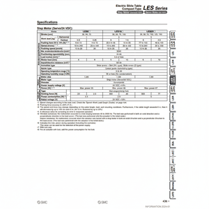 โต๊ะสไลด์ไฟฟ้า LES16RJ-30-R5AN1นิวเมติก SMC - Product Image 1