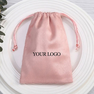 Custom Logo Recyclable Velvet <b>Drawstring</b> <b>Pouches</b> Custom Colors for Small Ring Earring Bracelet Jewellery Packaging Watch Wine - Product Image 4