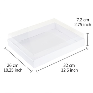 Caja de Regalo de Cartón con Forma de Número, Rellenable con Fresas, para Regalos Dulces de Boda, con Tapa - Product Image 6