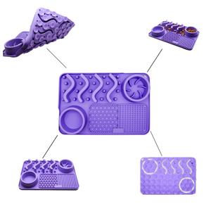 Moderno Eco-Friendly 2-em-1 Automático Ajustável Alimentador Lento Não-Skid Pet Mat Water <span class=keywords><strong>Bowl</strong></span> Reduzindo a ansiedade para cães Gatos Filhotes - Product Image 3