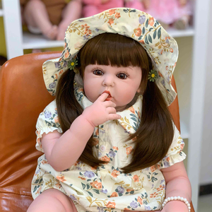 URCHOICE, muñeca <span class=keywords><strong>Reborn</strong></span> de silicona suave asequible, Heal Solitude, regalos para socios de niños, accesorios de guardería, futuros padres - Product Image 2