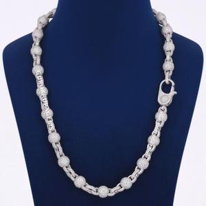 Grown <b>Diamond</b> 925 Sterling <b>Silver</b> Luxury Chain <b>Necklace</b> Elegant Fine Jewelry for Women Daily Wear Wedding Gift - Product Image 5
