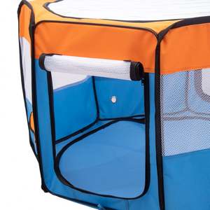 Parc de jeu portable pliable pour animaux de compagnie en tissu Oxford 600D, personnalisable en gros, pour l'extérieur - Product Image 4