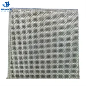 10 20 50 75 100 Micron 5-7 lapisan polos Woven Square Sintered Mesh berpori logam Stainless Steel Filter