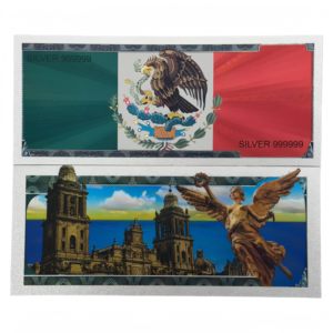 Uang Kertas Perak New Mexico 2026 Berlapis Perak untuk Hadiah Bisnis - Product Image 1