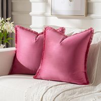 Housse de coussin personnalisée douce et lavable pour chambre à coucher et canapé