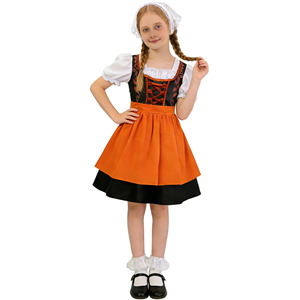 Bavarian Traditional Dress For Children Oktoberfest Costume Set Polyester Material Europe America Southeast Asia Spring 2026 - Product Image 2