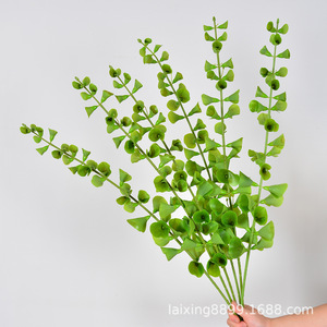 Laixing - Ramas de Plástico TPE con Forma de Concha Marina Artificial, Color Verde Campana, de 30 cm a 100 cm, para Decoración de Salón y Bodas - Product Image 3