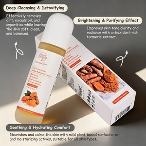 <span class=keywords><strong>Limpiador</strong></span> <span class=keywords><strong>Facial</strong></span> Suave de Cúrcuma Fermentada para <span class=keywords><strong>Piel</strong></span> <span class=keywords><strong>Sensible</strong></span> <span class=keywords><strong>con</strong></span> Acné para Reducir el Enrojecimiento, Purificar los Poros e Iluminar sin Resequedad - Product Image 6