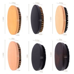 Cepillo de Barba de Madera Natural con Cerdas de Jabalí, Venta al por Mayor de Fábrica, Cepillo Desenredante de Barba de Madera para Hombre con Logotipo Personalizado - Product Image 2