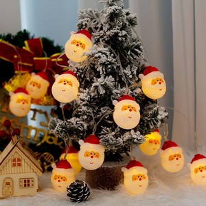 LED Schneemann Weihnachtslichterkette 3500K Warmweiß 1,5m Länge IP44 Wasserdicht Batterie-/USB-betrieben Fensterbeleuchtung CRI80 12000 - Product Image 6