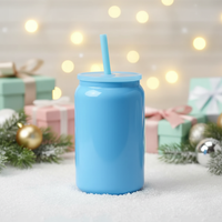 Topnovo – Gobelets en verre pour canettes de bière les plus vendus avec couvercles et pailles pour café, gobelets isothermes en acier inoxydable