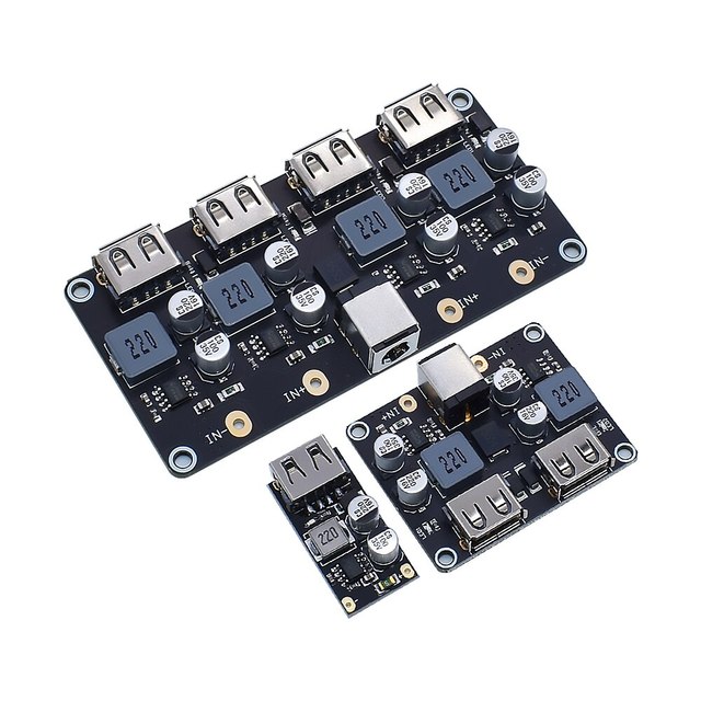 USB QC3.0 QC2.0 USB DC-DC Buck Converter Charging Step Down Module 6-32V 9V 12V 24V to Fast Quick Charger Circuit Board 5V