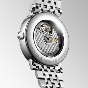 Reloj Mecánico Automático Clásico con Esfera de Diamantes y Brazalete de Acero Inoxidable para Mujer Longinesing - Product Image 5