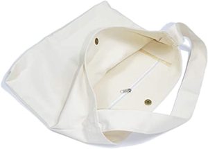 Ánh nắng mặt trời thiết kế đơn giản dày và mạnh mẽ Túi vải với hai xử lý mở đóng cửa loại zippered túi bên trong với Snap từ - Product Image 4