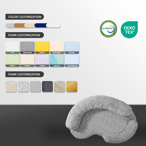 Sofá cama para perros grande de lujo personalizado, alfombrilla lavable ortopédica de espuma viscoelástica para mascotas, cojín extraíble - Product Image 2