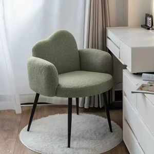 Fauteuil de manucure <span class=keywords><strong>rose</strong></span> INS en forme de pétale, moderne et créatif, pour salon de beauté, <span class=keywords><strong>chaise</strong></span> de loisirs individuelle, canapé de luxe léger en métal, usage commercial - Product Image 6
