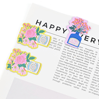 Marcadores Magnéticos Florales con Forma Personalizada, Diseño Personalizado, Clips Divertidos para Páginas de Libros, Regalo para Librerías, Accesorios de Lectura al por Mayor