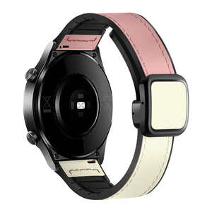 Correa de Reloj Magnética de 20mm 22mm, Correa de Silicona y Cuero para Reloj Inteligente, Compatible con Samsung Galaxy Watch y Huawei - Product Image 6