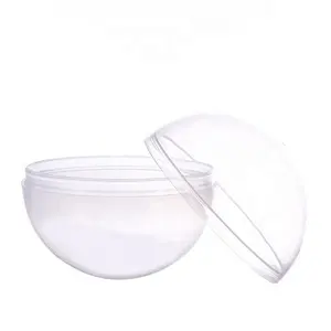 High quality full transparent 100mm empty plastic capsule global draw balls for catching dolls machine