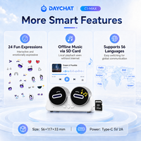 Robot compagnon vocal intelligent IA avec mémoire longue durée, audio Bluetooth et rappel de conduite pour tableau de bord de voiture et usage domestique