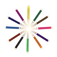Stylos de coloriage DIY pour enfants en gros, 4 à 6 couleurs, mini stylos aquarelle, fournitures de peinture, jouets, stylos de dessin graffiti, ensemble de stylos
