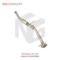 Tuyau de descente d'échappement à haut débit ING pour JIMNY 1.3L 1.8L 2013-2018 pièces de Performance automatique système de tuyaux d'échappement accessoires de voiture