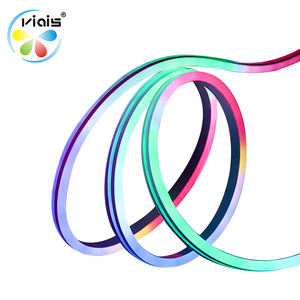 Bande lumineuse LED néon programmable IP67 étanche en PVC, 96 LED, mini flexible intelligente RGBIC, changeable, 6*12mm/8*16mm, lumières néon colorées - Product Image 1