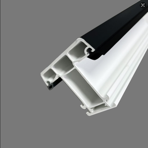 หน้าต่างพีวีซีหน้าต่างบานเลื่อนแบบ upvc โพรไฟล์กรอบพีวีซีที่มีกระจกบานสองชั้น - Product Image 3